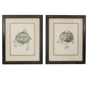 Grouping of Framed Drawings by Santiago