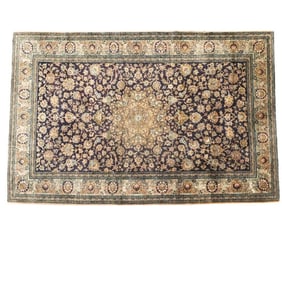 Semi Antique Persian Silk Rug