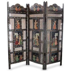 Early 20th C. Indian Mughal Screen / Room Divider