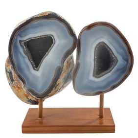 Vintage Sliced Geode Specimen