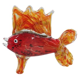 Pair of Murano Art Glass Statues