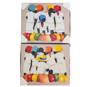 Grouping of Vintage Haitian Paintings