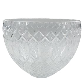 Large Vintage Crystal Bowl