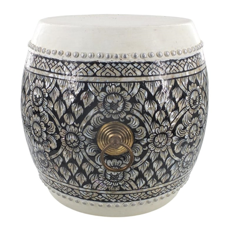 Large Vintage Indian Drum (1 of 4)