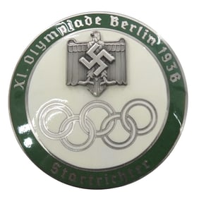 German WWII 1936 Berlin Summer Olympics Badge