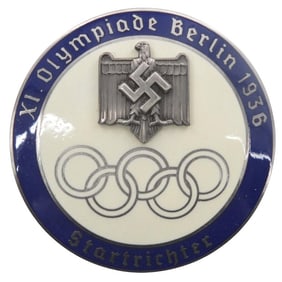 German WWII 1936 Berlin Summer Olympics Badge