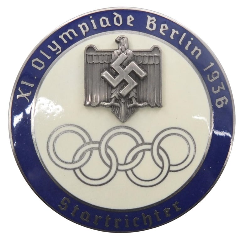 German WWII 1936 Berlin Summer Olympics Badge (1 of 5)