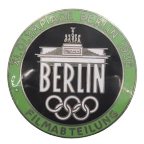 German WWII 1936 Berlin Olympic Badge