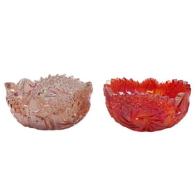 Grouping of Carnival Glass Bowls