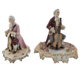 Grouping of Antique Capodimonte Figurines