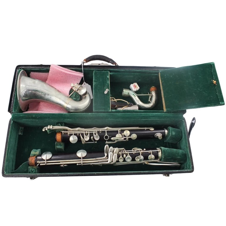 Vintage Noblet Alto Clarinet w/ Box (1 of 3)
