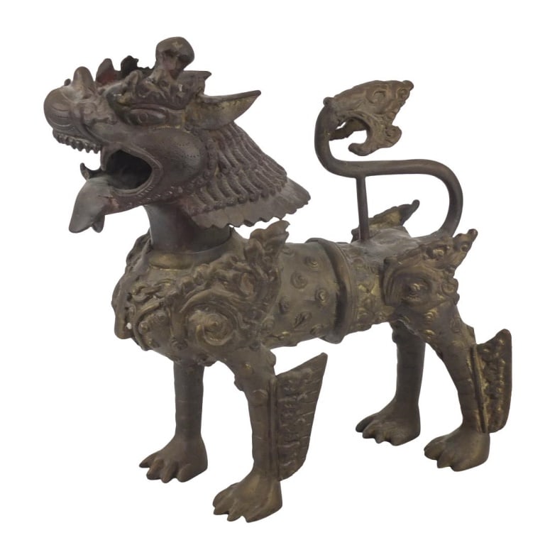 Early 20th C. Tibetan Foo Dog (1 of 4)