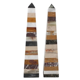 Pair of Grand Tour Style Obelisks