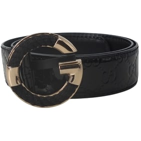 Women's Gucci Patent Leather Belt