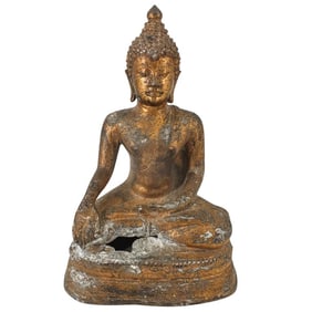 Antique Asian Bronze Buddha