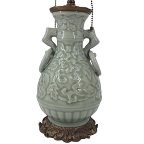 20th Century Chinese Porcelain Lamp