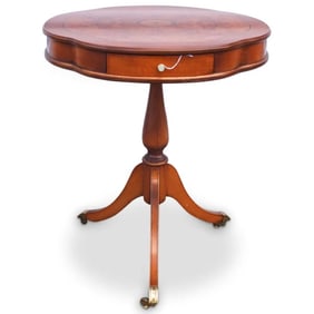 Vintage French Style Drum Table