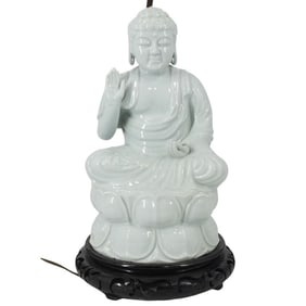 Large Chinese Buddha Lamp
