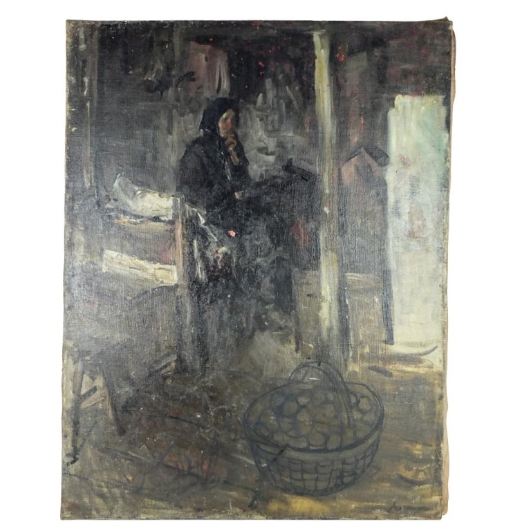 Mid Century Russian School O/C (1 of 5)