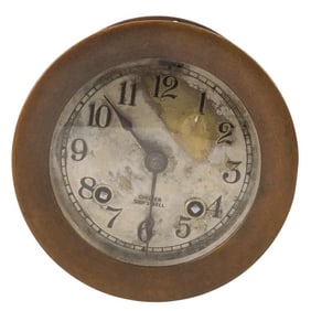 Vintage Chelsea Ship's Bell Clock