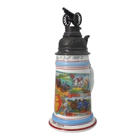 Vintage German Beer Stein w/ Lithopane