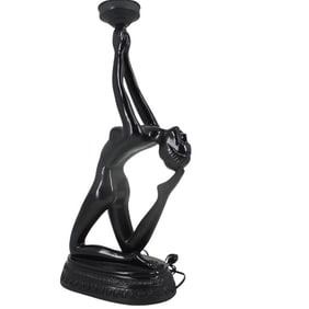 Vintage Art Deco Style Nude Lamp