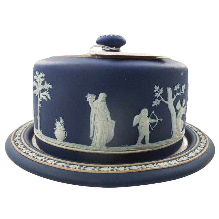 Antique Wedgwood Cake Platter with Dome (1 of 4)