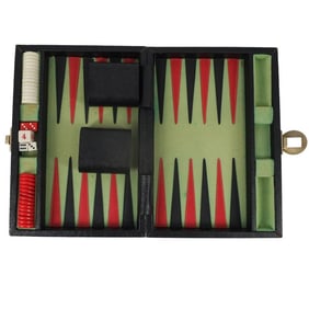 Vintage Chinese Bakelite Backgammon Set