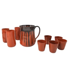 Grouping of AR Cole Pottery Tableware