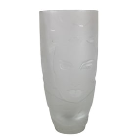 Style of Patrick Nagel Glass Vase