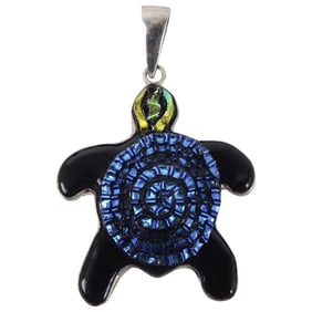 Charles Albert Sterling Pendant