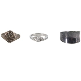 Vintage Sterling Silver Rings