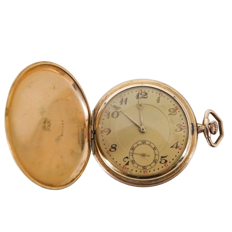 Antique Gold Plated Pocket Watch (1 of 3)