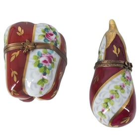 Vintage Limoges Porcelain Pill Boxes