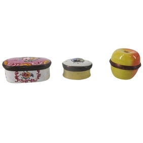 Limoges Porcelain Pill Boxes
