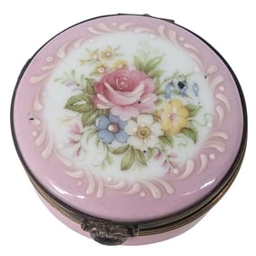 Limoges Porcelain Pill Box