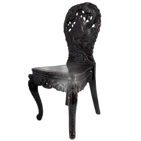 Antique Japanese Export Side Chair