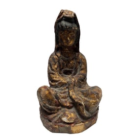 19th C. Chinese Carved Statue