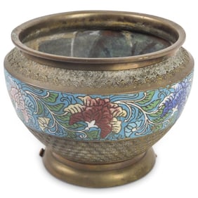 Antique Chinese Cloisonné Jardinière / Planter