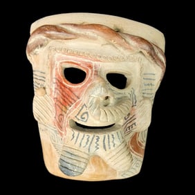 Pre Columbian, Possibly Veracruz Pottery Mask
