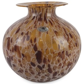 Vintage Italian Murano Aty Glass Vase