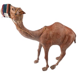 Vintage Leather Wrapped Camel