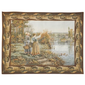 After Daniel Ridgway Knight Tapestry