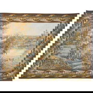 After Daniel Ridgway Knight Tapestry: Vintage Aubusson Style Tapestry After Daniel Ridgway Knight. Measures: 37" x 47". Condition: Good condition. Estimate 50 - 150 Domestic shipping Third Party