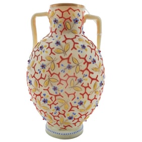 Antique French Opaline Glass Vase