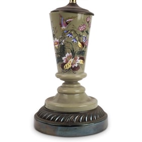 Vintage Bristol Glass Lamp