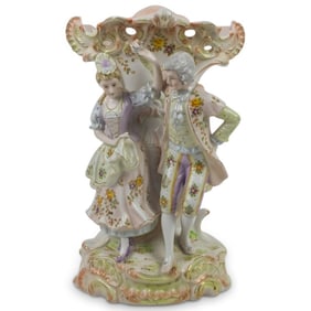 Vintage Old Paris Style Porcelain Vase