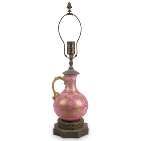 Pssbly: Royal Worcester Porcelain Lamp