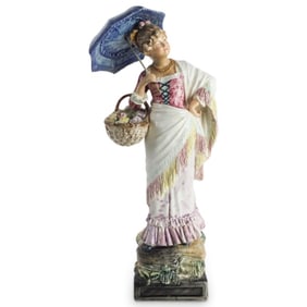 Antique Continental Porcelain Figurine