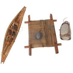 Grouping of Folk Art Items